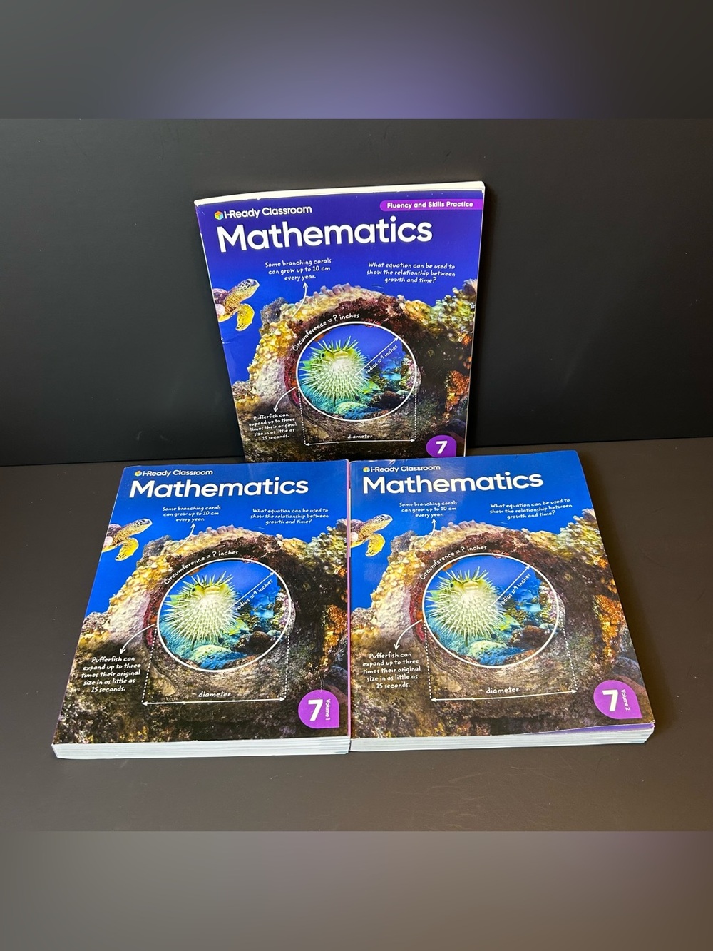 i-Ready Classroom Mathematics Grade 7 Student Set (3) Homeschool